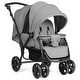 preview thumbnail 8 of 21, Foldable Lightweight Front Back Seats Double Baby Stroller - 48" L x 22.5" W x 43" H
