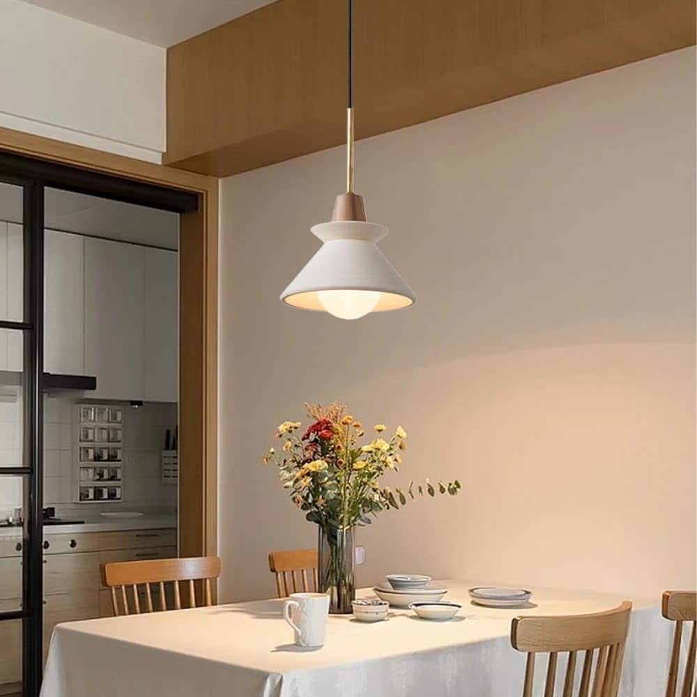7.7 inch kitchen light white dining room light concrete/cement pendant lights