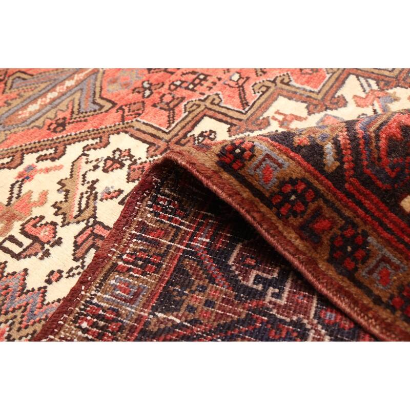 ECARPETGALLERY Hand-knotted Sarabi Dark Copper Wool Rug - 7'2 x 9'4