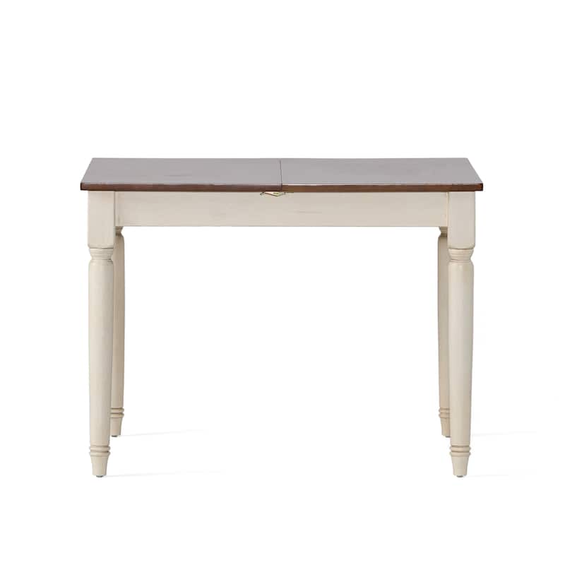 Clearwater Multicolored Wood Dining Table with Leaf Extension by Christopher Knight Home