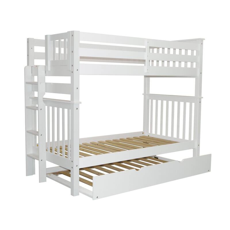 Taylor & Olive Trillium Tall Twin over Twin Bunk Bed, Twin Trundle