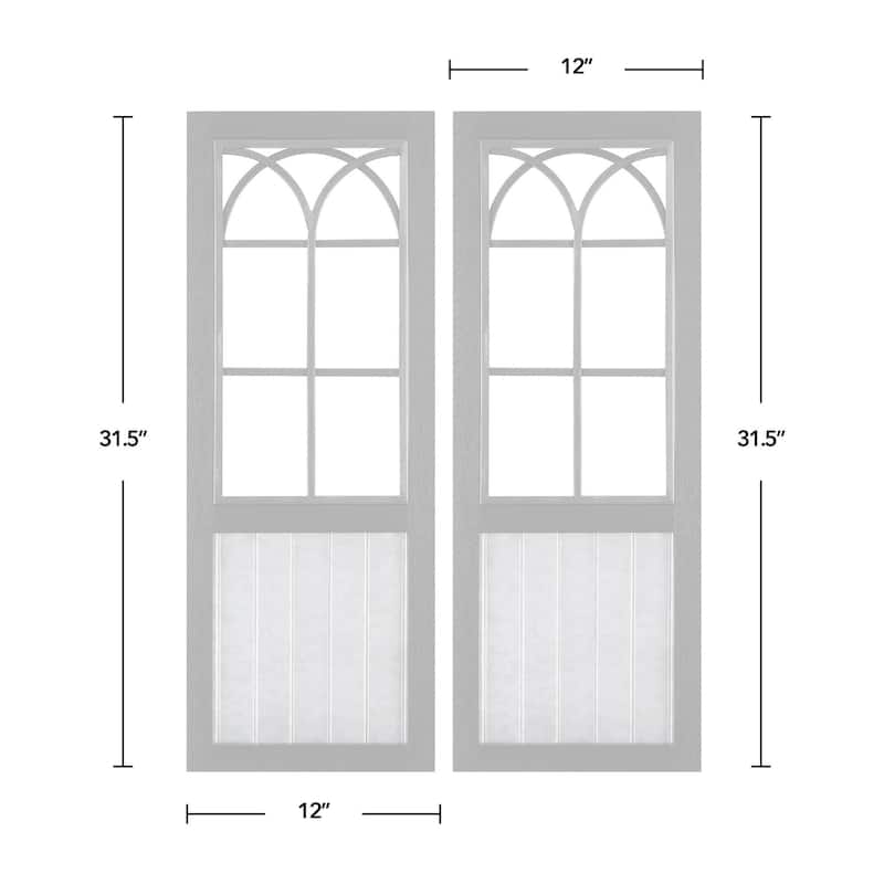 FirsTime & Co. Willow Farmhouse Window Wall Plaque Set