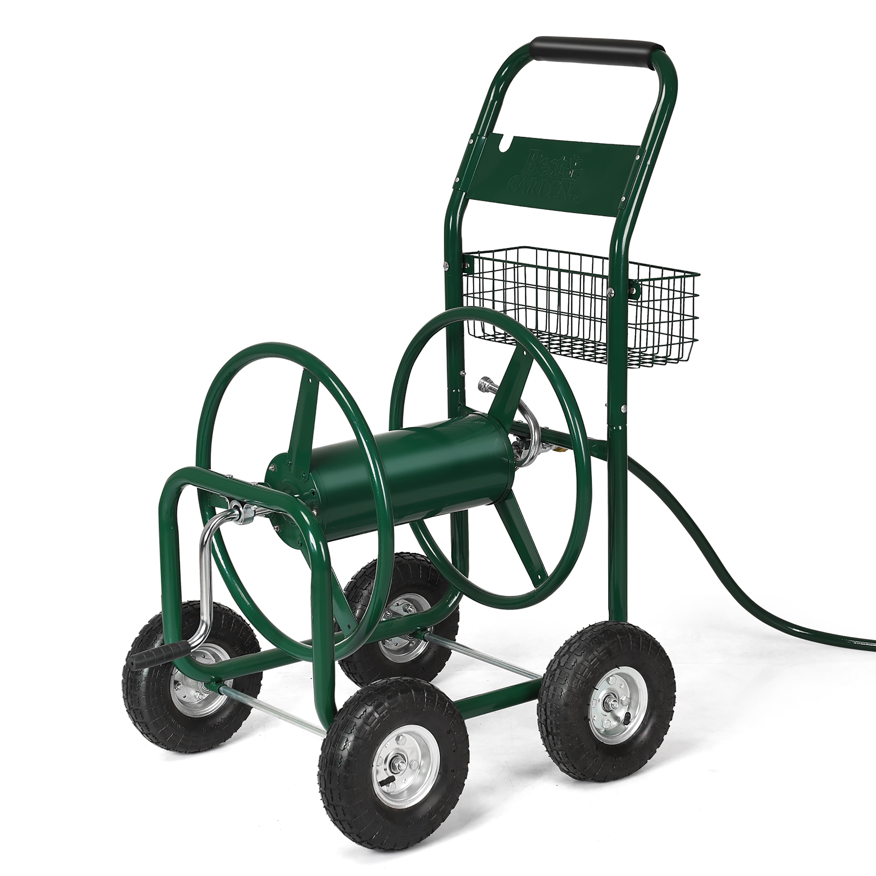 Liberty Garden Products LBG-872-2 4 Wheel Hose Reel Cart Holds 350 Feet 