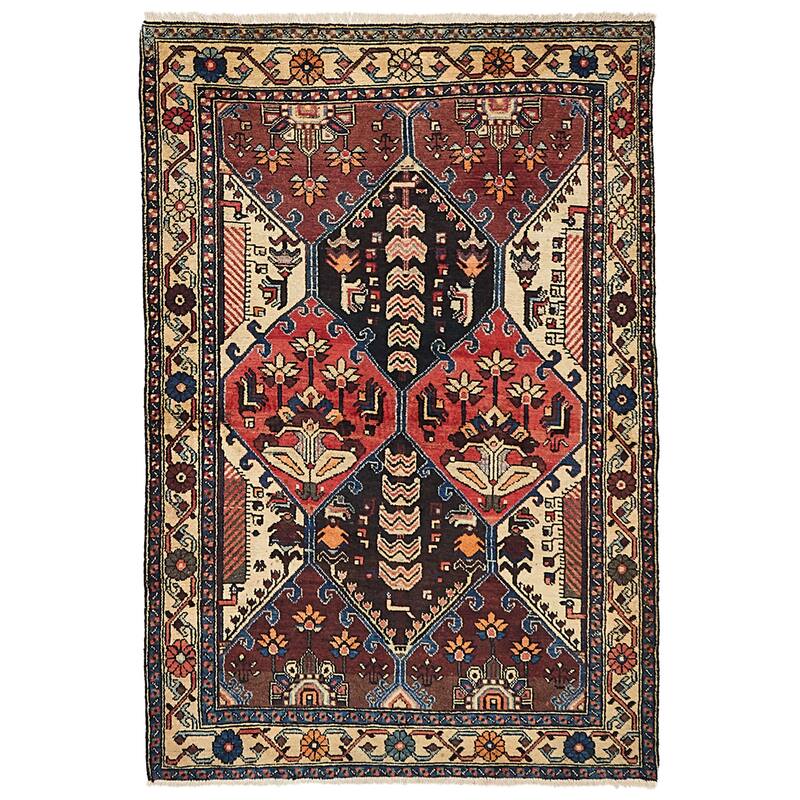 ECARPETGALLERY Hand-knotted Konya Anatolian Red Wool Rug - 4'3 x 6'5