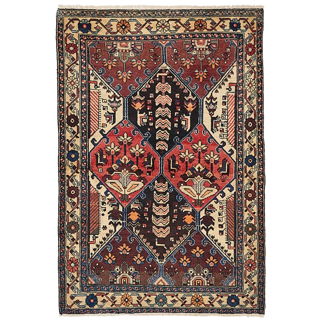 ECARPETGALLERY Hand-knotted Konya Anatolian Red Wool Rug - 4'3 x 6'5
