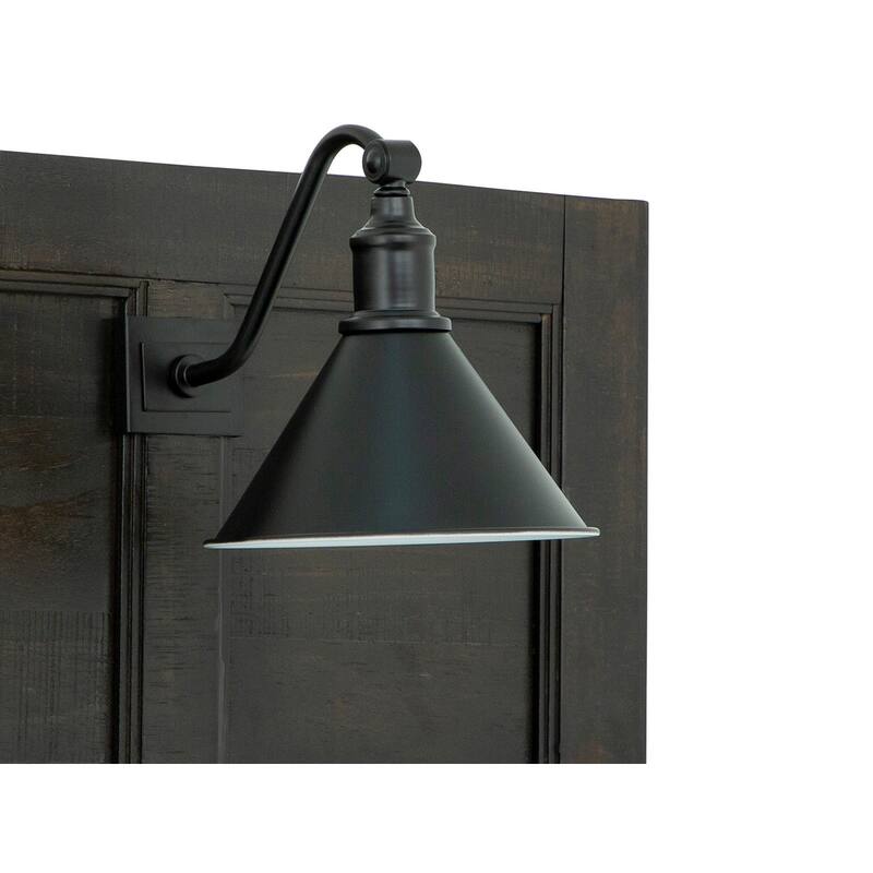 Magnussen Home Westley Falls Graphite Lamp Panel Bed