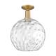 Option Brushed Brass / Clear Water Glass