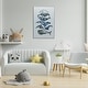 preview thumbnail 2 of 3, "Whale Study" Floating Framed Wall Art Canvas, 24x36 Inches
