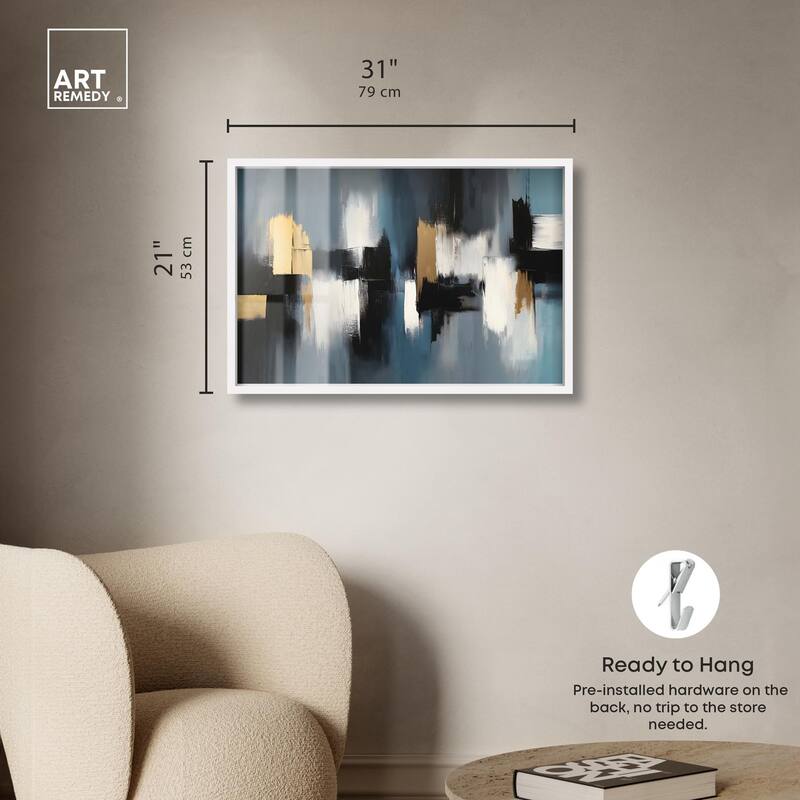 Within Blues Shadowbox by Art Remedy