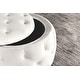 preview thumbnail 4 of 5, Angelina Round Upholstered Storage Ottoman