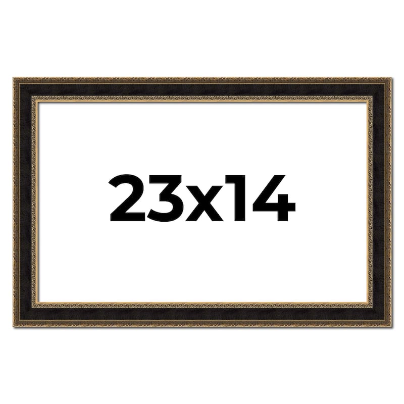 23x14 Frame Gold Antique Vintage Sold Wood Picture Frame | 1.75 Inch