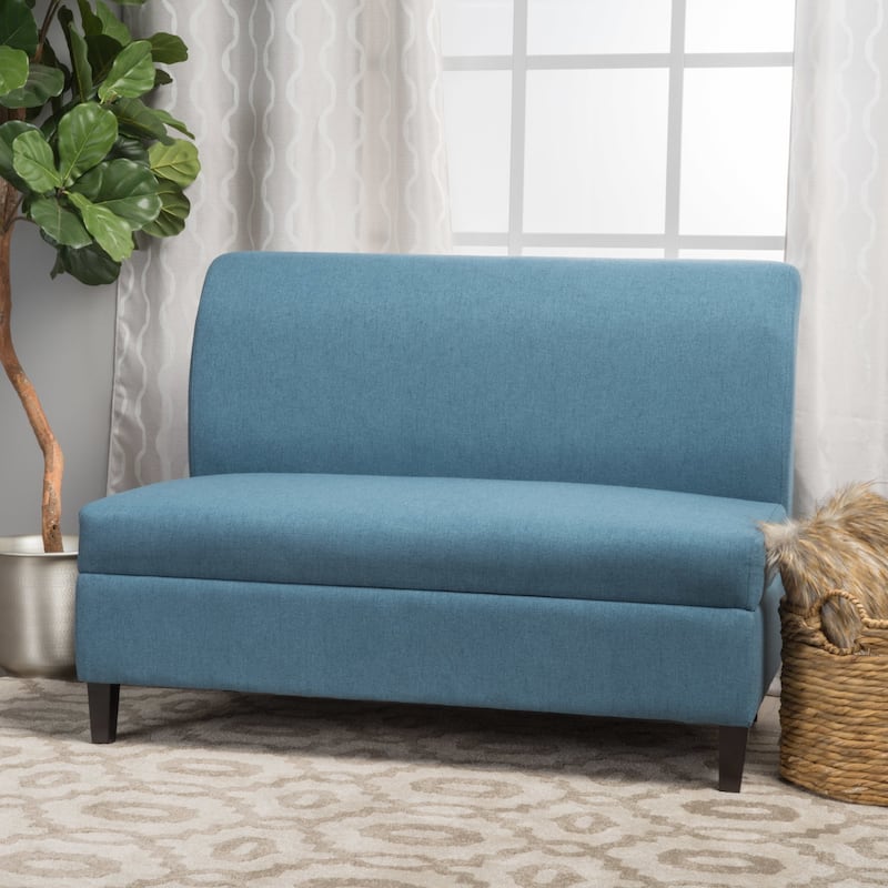 Tovah Fabric Storage Loveseat by Christopher Knight Home