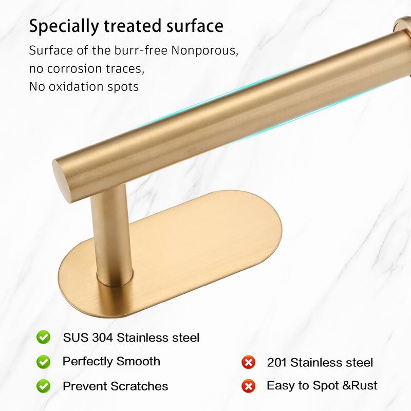 Dornberg Self Adhesive Bathroom Toilet Paper Holder Stand no Drilling