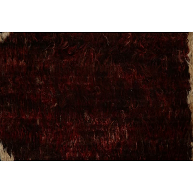 Tribal Geometric Moroccan Berber Area Rug Hand-knotted Wool Carpet - 6'4" x 10'3"