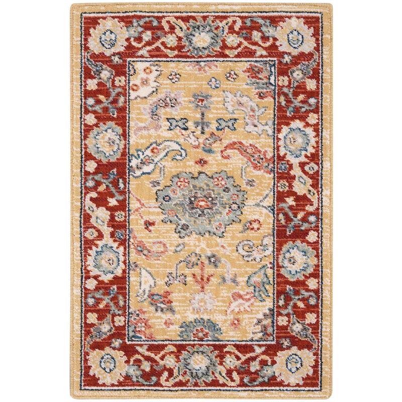 Nourison Parisa Traditional Bordered Area Rug