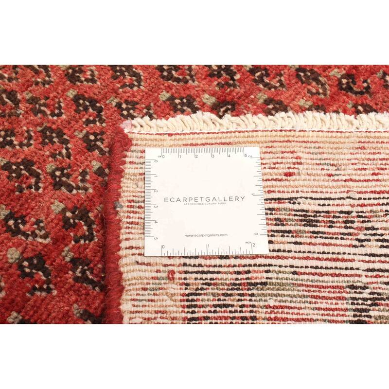ECARPETGALLERY Hand-knotted Andelz Red Wool Rug - 2'6 x 6'1