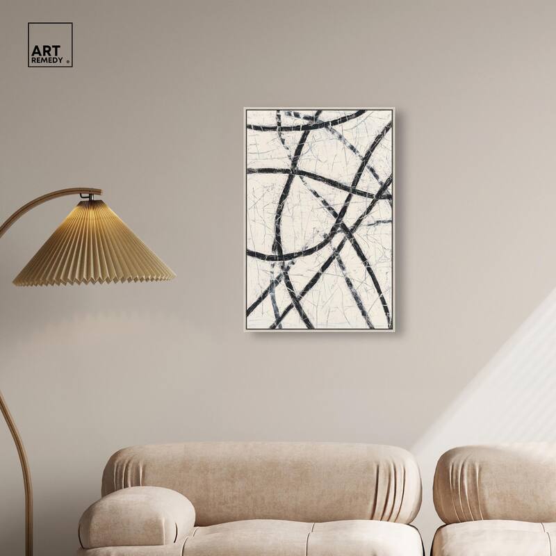 Intersecting Lines II Canvas by Art Remedy