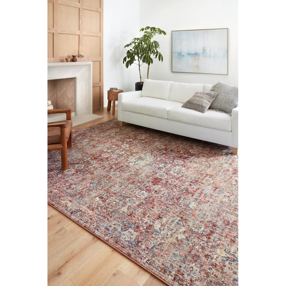 Alexander Home Penelope Botanical Oriental Area Rug