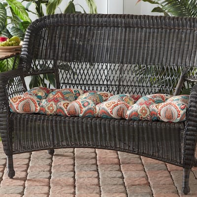 Greendale Home Fashions Global 44-inch Outdoor Swing/Bench Cushion