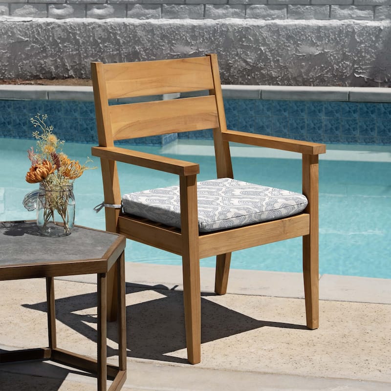 Outdoor Universal Seat Cushion (2-Pack) - 18" wide x 17.5" deep x 2.5" thick
