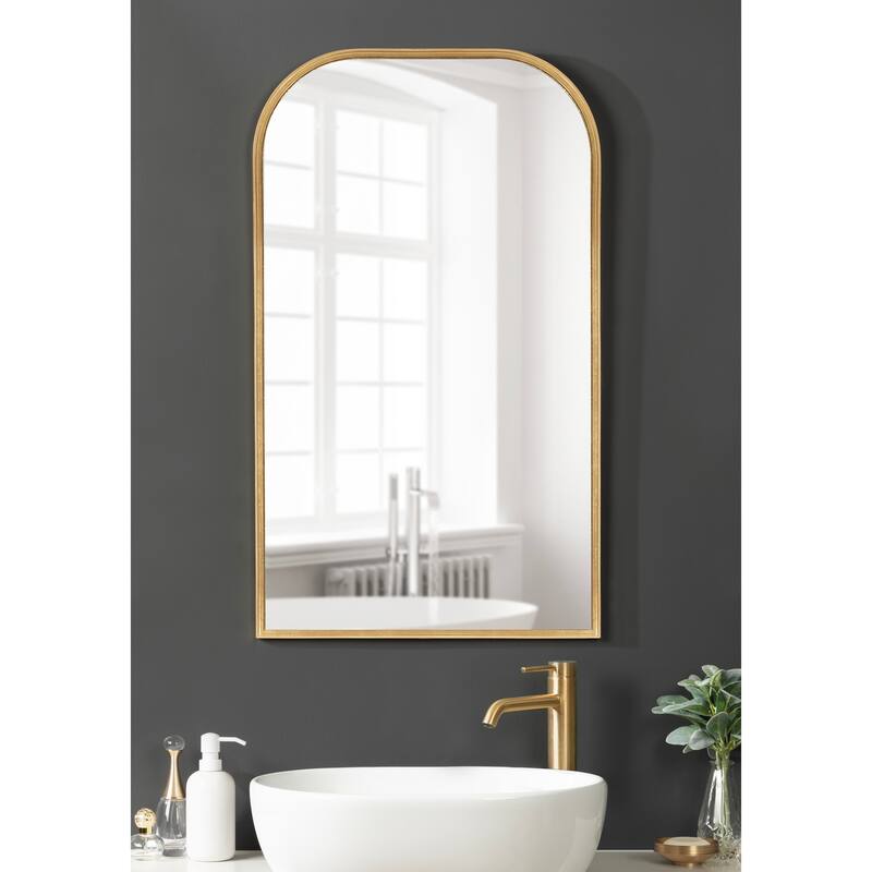 Kate and Laurel Caskill Framed Arch Wall Mirror