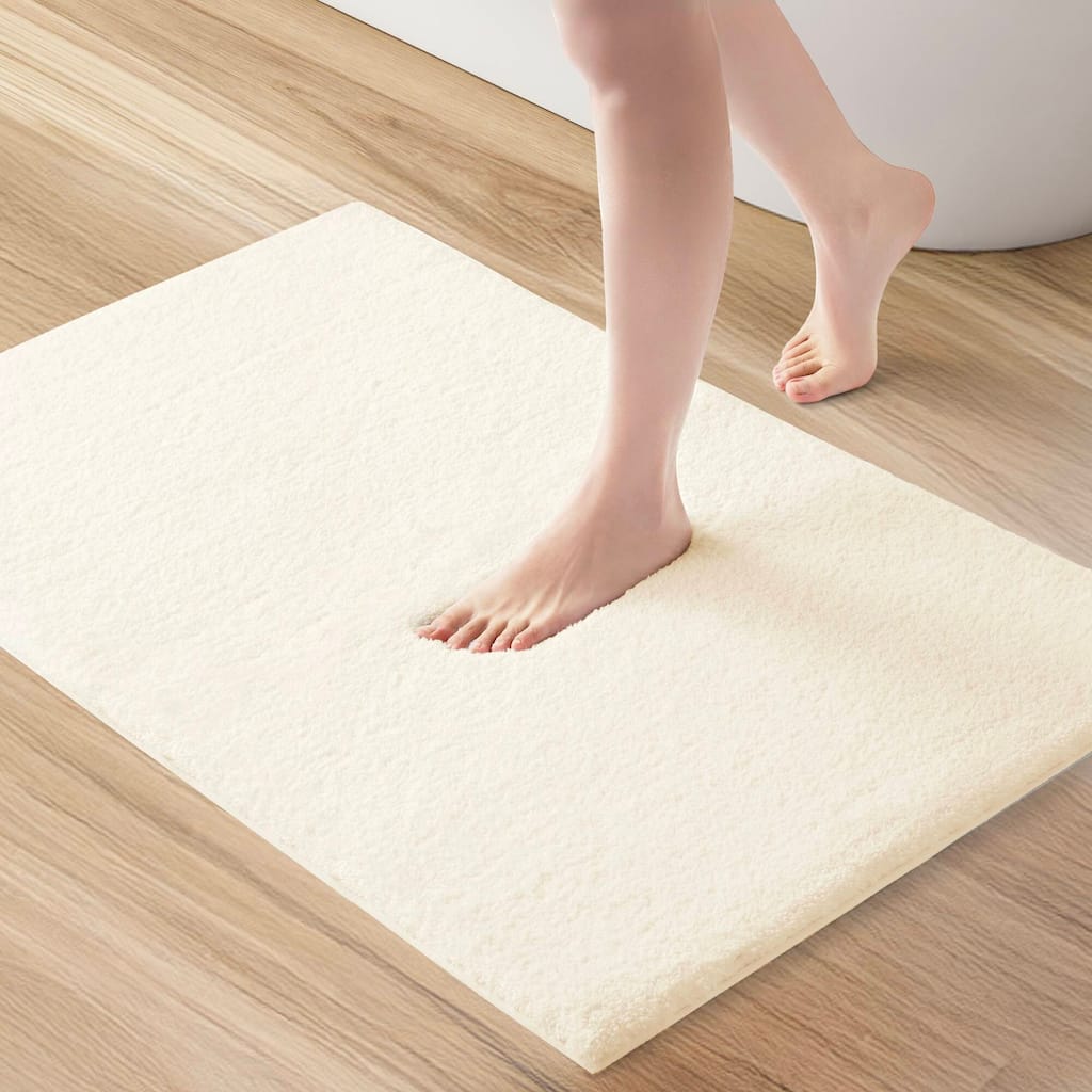 Madison Park Signature Marshmallow Bath Rug