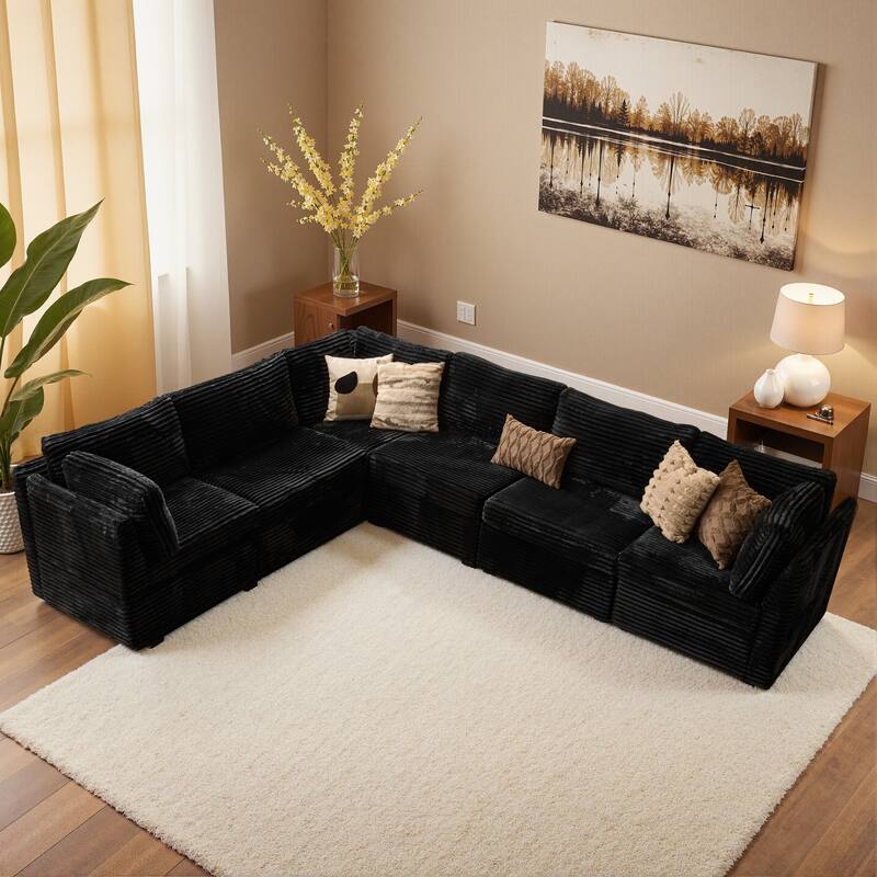 OVIOS Soft-Experience Modular Sofa - PlushBlack