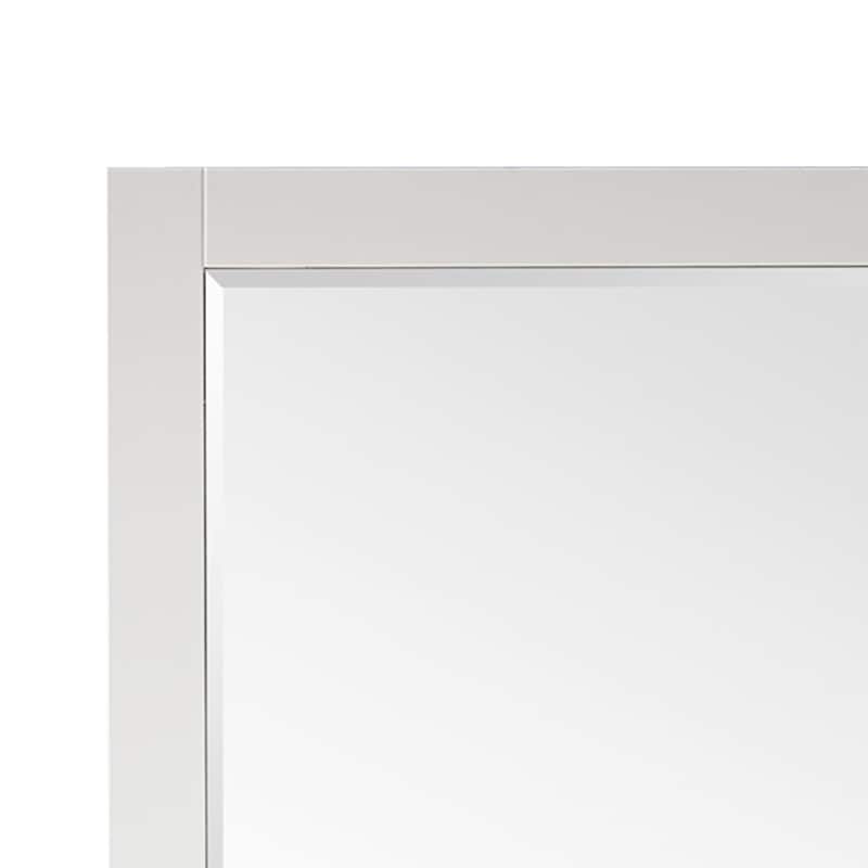 Altair Ivy Rectangular Bathroom Wood Framed Wall Mirror