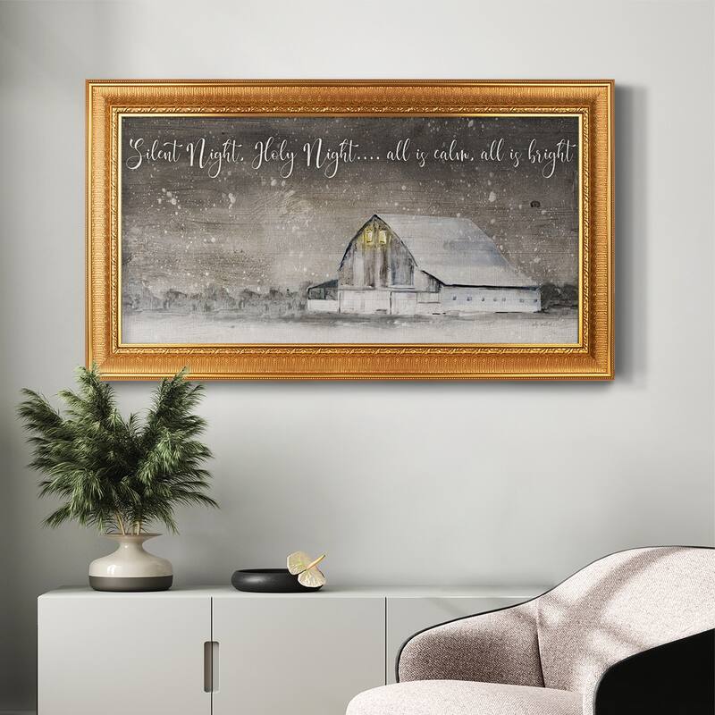 Silent Night Premium Framed Canvas- Ready to Hang