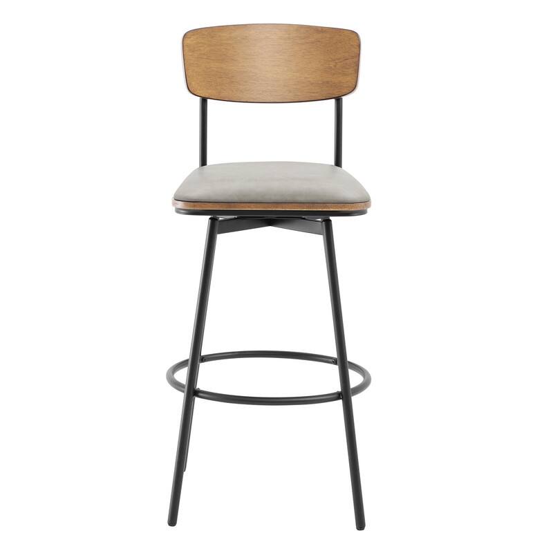 Spruce & Spring Claire Swivel Counter Height Bar Stool Set