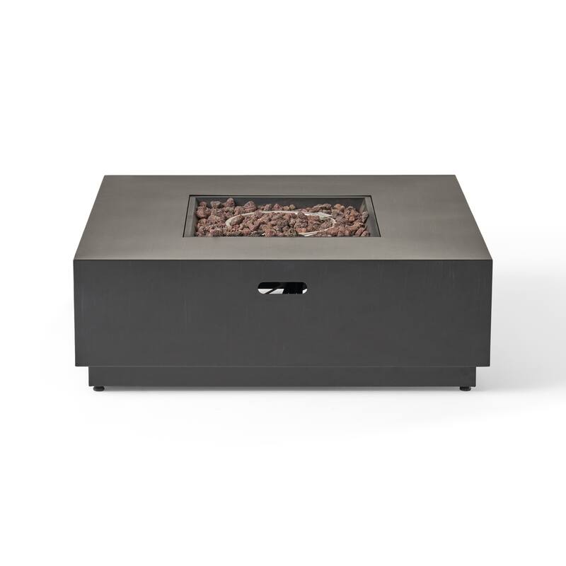 Wellington Outdoor 50,000 BTU Square Fire Pit (No Tank Holder) by Christopher Knight Home