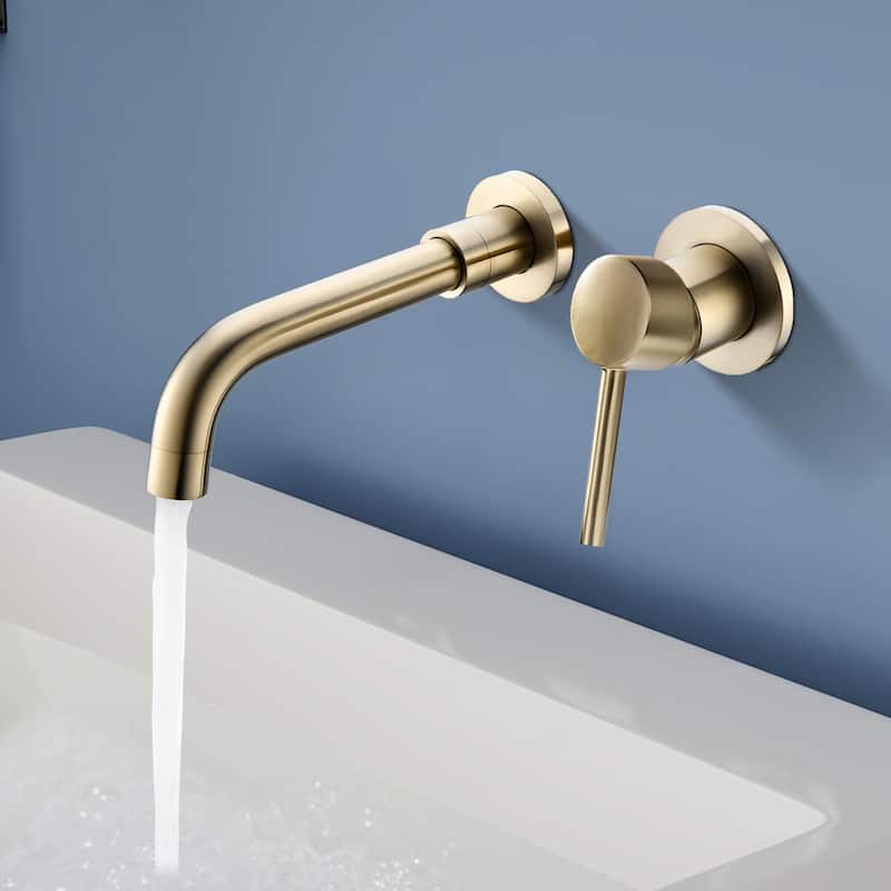 Topcraft Wall Mounted Single Handle Bathroom Faucet