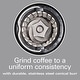 preview thumbnail 4 of 6, Hamilton Beach Professional Stainless Steel Conical Burr Digital Coffee Grinder