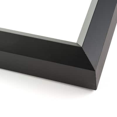 5x7 In Basic Black Solid Wood Shadowbox Frame - 1.5" inches Deep -