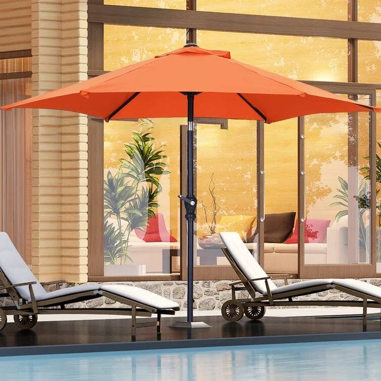 Autlaycil 7.5FT Patio Umbrella with Tilt and Crank