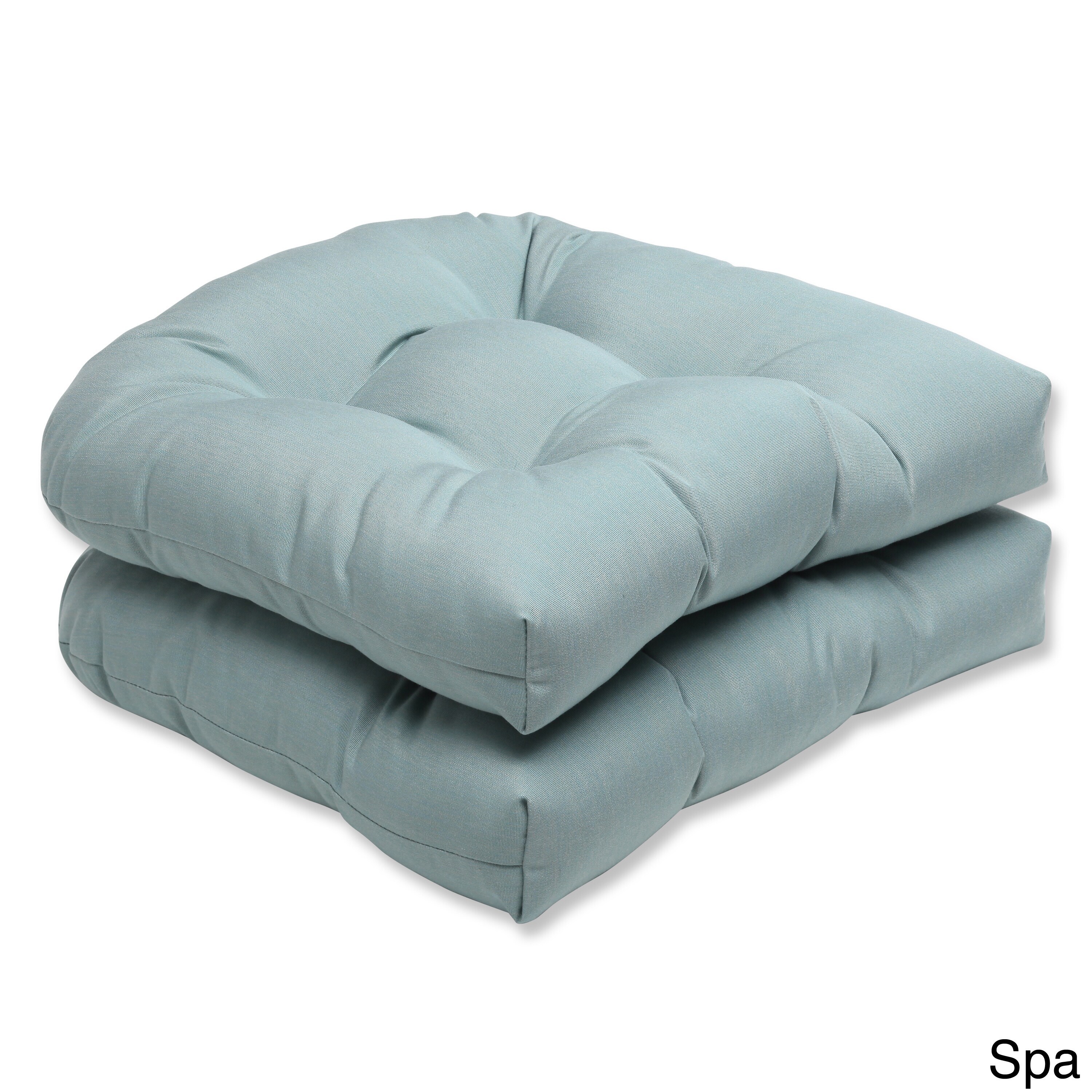 Pillow Perfect Outdoor Solid Wicker Seat Cushion with Sunbrella Fabric Set of 2 Bed Bath Beyond 8912304