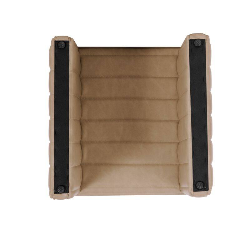 HomePop Modern Channel Ottoman