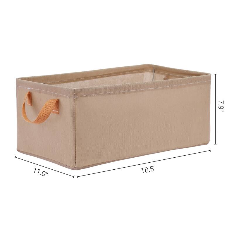 Storage Cube, Storage Bin with Handles for Shelves Closet, 1 Pack Collapsible Storage Basket for Organizing Clothes Books