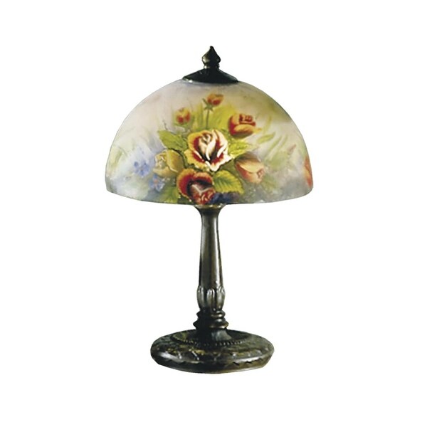 victorian rose table lamp