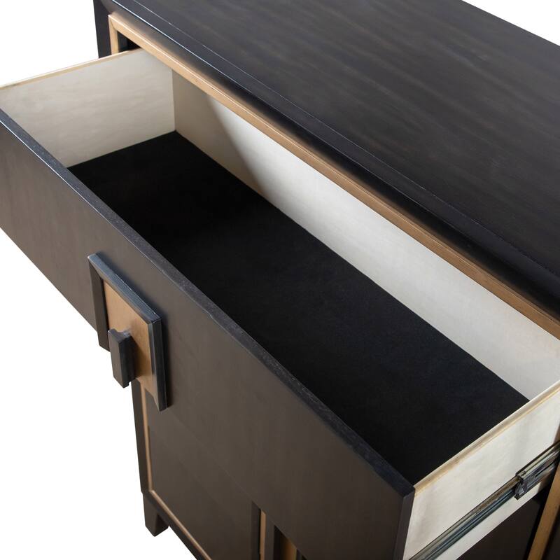 Furniture of America Nyx Modern 3-Piece Espresso Solid Wood Queen Panel Bedroom Set