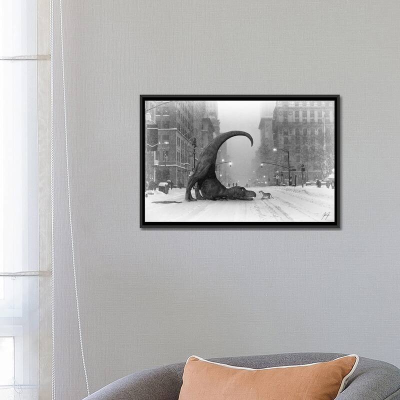 iCanvas "Wanna Play II" by Kathrin Federer Framed Canvas Print