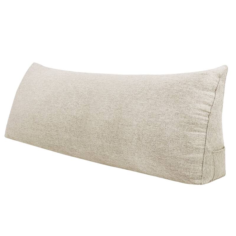 Bed Rest Wedge Reading TV Watching Back Support Headboard Pillow - King