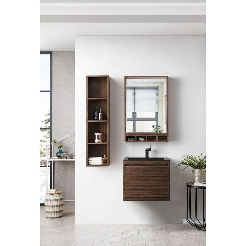 James Martin Vanities 805-V23.6-CH Mantova 24" Wall Mounted Single