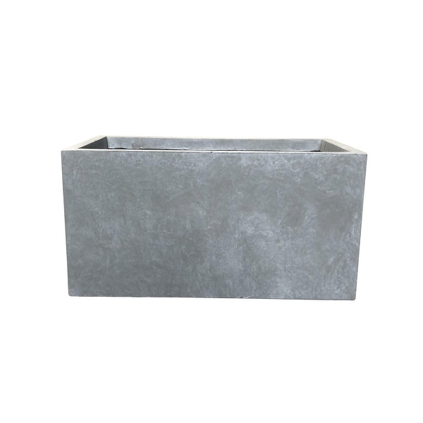 Kante Lightweight Concrete Outdoor Slate Gray Large Planter. Opens flyout.