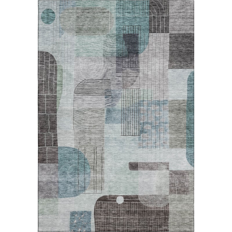 Premium Washable Super Soft Abstract Contemporary Mayfield Rug