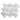 TileGen. Geometric Triangle Random Sized Marble Mosaic Tile in White/Grey Wall Tile (10 sheets/9.6sqft.)