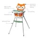 preview thumbnail 4 of 18, 4-in-1 Convertible High Chair, Fox-Theme, Space-Saving Design, Booster and Toddler Chair for Infants & Toddlers 3M-36M