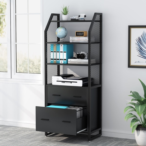Modern black filing cabinet sale