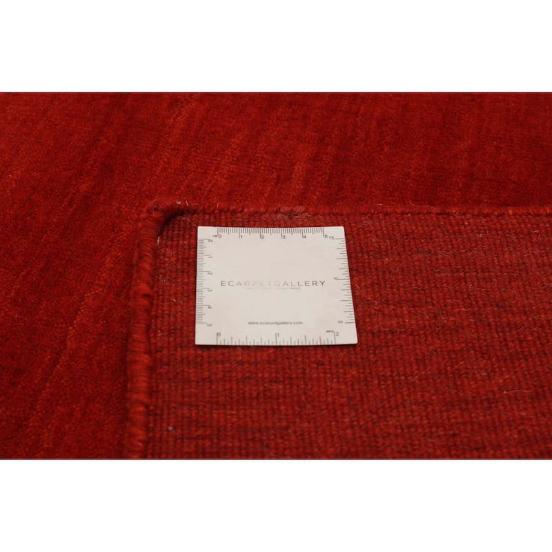 Kashkuli Gabbeh Red Rug 4'6" x 6'6" - 4'6 x 6'6