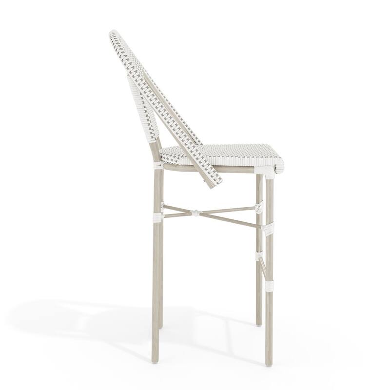 Martha Stewart All-Weather Stackable Patio Bistro Bar Stool - 18.5"W x 23.25"D x 45.75"H